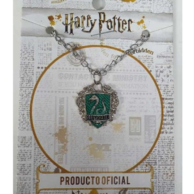 Colgante Collar Casa Slytherin COLOR Harry Potter