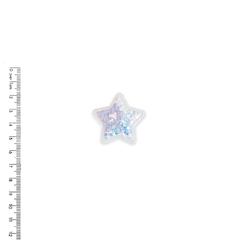 Aplique Estrela Plástico Pequena com Estrelas Azul - 2 unidades - comprar online