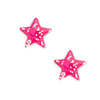 Aplique Estrela Pink Brilho com Estrelinhas