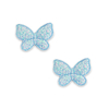 Aplique Borboleta Glitter Azul