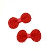 Aplique Lacinho Crochê Pequeno Vermelho - 5 Unidades