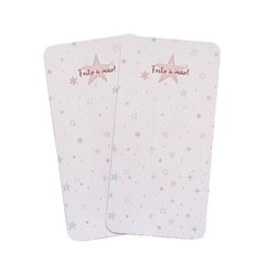 Cartela Personalizada 250g Estrelas (9x18cm)