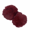 Pompom Pelinho Liso G Bordô (7cm) - 2 unidades