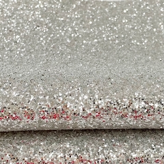 Lonita Glitter Flocado Grande Prata