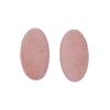 Aplique Tic Tac Oval Pelinhos Rosa Claro (6.5cm)
