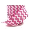 Fita Gorgurão Melaço Chevron Rosa (40mm)