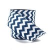 Fita Gorgurão Melaço Chevron Azul Marinho (40mm)