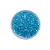 Aplique Confete Coração Azul Holográfico (3mm)