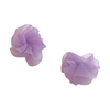 Aplique Flor Frufru Organza Lilás (2cm) - 2 unidades