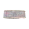 Fita Tweed Borda Pérola Lilás Rosa e Azul (38mm) - 1 unidade