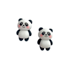 Aplique Panda Bochechinhas Rosa - 2 unidades