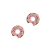 Aplique Donuts Rosa Confete Colorido Acrílico - 2 unidades