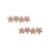 Aplique para Bico de Pato Estrelas Brancas Recheio Acrílico (6cm) - 2 unidades