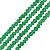 Cordão Conta Cristal Facetado Verde Claro (4mm)