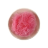 Pompom Pelinho Liso G Rosa Chiclete