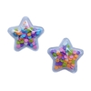 Aplique Estrela Plástico com Círculos Coloridos