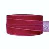 Fita Organza/Voal Pespontada Sanding Rosa Escuro 28 (38mm) 