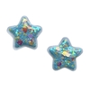 Aplique Estrela Plástico com Corações Azul Claro e Conchas