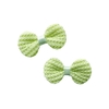 Aplique Lacinho Crochê Pequeno Verde Claro