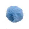 Pompom Pelinho Liso GG Azul Bebê (8cm)