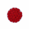 Pompom Malha Telinha Vermelho (1.5cm) 