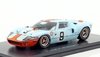 Miniatura Ford GT40 Gulf #9 - 24Hs Le Mans 1968 - 1/43 Spark