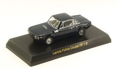 Miniatura Lancia Fulvia Coupe HF 1.6 Preta - 1/64 Kyosho