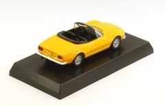 Miniatura Fiat Dino Spider Amarelo - 1/64 Kyosho