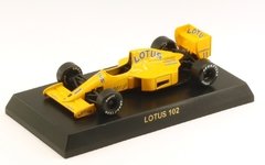 Miniatura Lotus 102 F1 #11 1990 - D. Warwick - 1/64 Kyosho