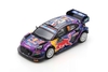 Miniatura Ford Puma Rally1 #19 WRC - S. Loeb - Vencedor Rali Monte Carlo 2022 - 1/43 Spark