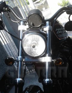 Relocador de Setas Dianteiras - Pisca - Harley Davidson Dyna Sportster 883/1200/iron