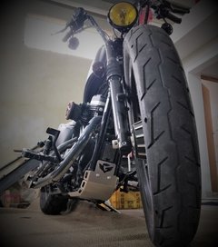 Peito De Aço Inox Escovado- Protetor Cárter - Harley Davidson Sportster 883 / 1200 - Guerra Custom Design
