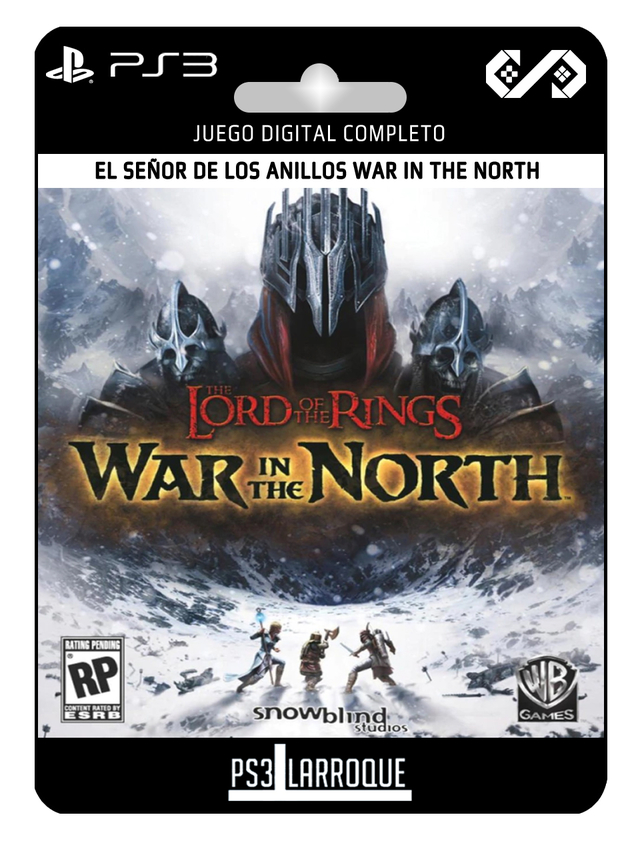 The Lord Of Rings War In The North Jogos Ps3 PSN Digital Playstation 3