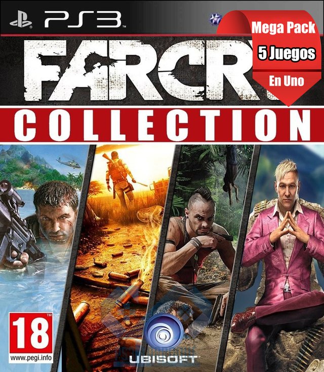 Far Cry Pack - 5 Juegos ~ Ps3 Digital Español