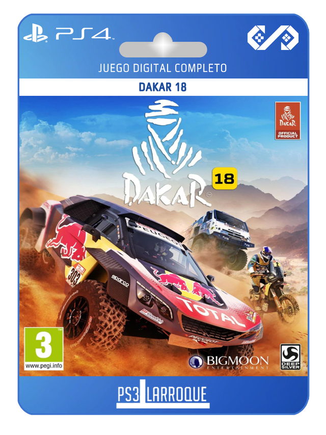 DAKAR 18 PS4 DIGITAL - Comprar en Ps3 Larroque