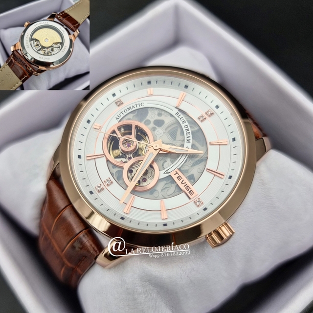 RELOJ TEVISE T976C AUTOM TICO ORIGINAL La Relojer a