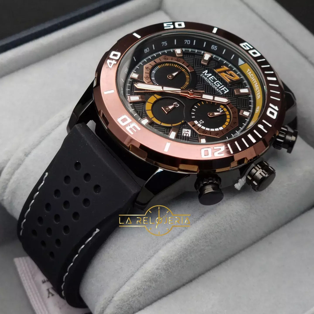 RELOJ MEGIR 2109 CRONOGRAFOS ORIGINAL La Relojeria