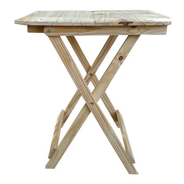 Mesas plegables de madera