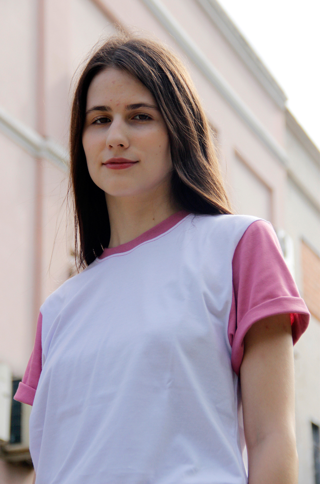 T-SHIRT LISA SEM ESTAMPA - ROSA PINK, Atacado Tshirt