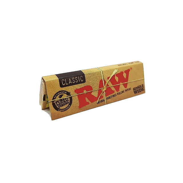 Papel Raw Classic Single Wide 70 mm - Paquete x 50