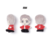 BTS - TinyTAN Plush Sitting Magnet MIC DROP - comprar online