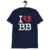 T-Shirt Ride It! I Love Bodyboard - Preto e Azul Marinho na internet