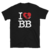 T-Shirt Ride It! I Love Bodyboard - Preto e Azul Marinho - comprar online