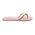Chinelo Mandala Flat Casual Rosa - Tira Dourada na internet