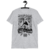 T-Shirt Ride It! Leão - Branca e Cinza Mescla na internet