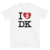 T-Shirt Ride It! I Love DropKnee - Branca e Cinza Mescla na internet