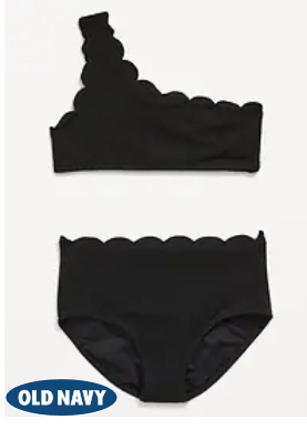 Bikini old navy negra o verde Jazcinta kids