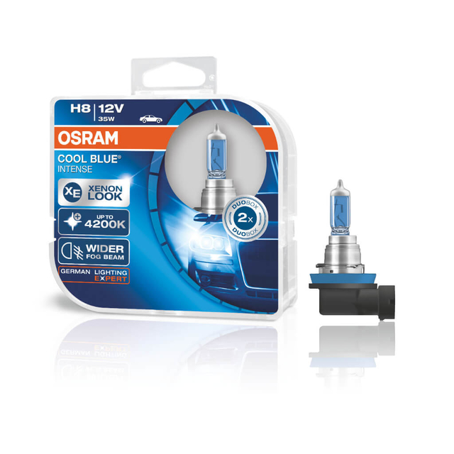 Lâmpada H8 Osram Cool Blue Intense - Comprar em Osram