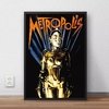 Quadro Poster Decorativo Filme Retro Metropolis Arte 42x29cm