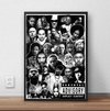 Quadro Rap Gods Desenhado Hip Hop Decorativo 42x29cm